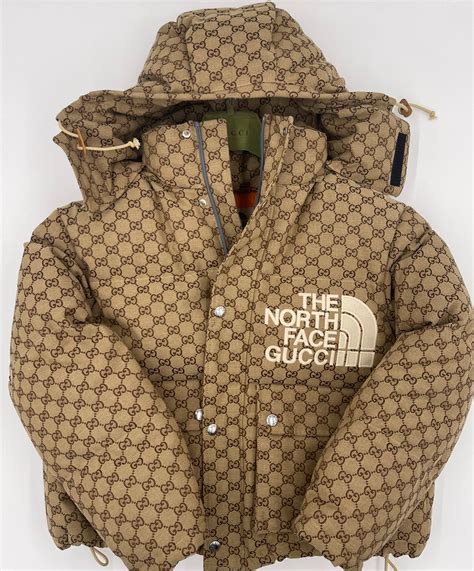 Gucci puffer jacket north face